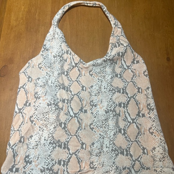 Snakeskin halter top - Picture 2 of 7